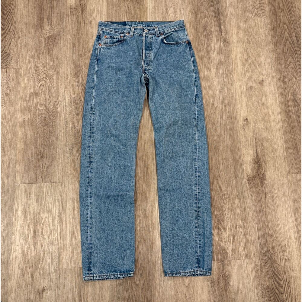 Vintage 1995 Levi’s 501XX Jeans USA Made 33x34 Fits 30x33 501-0193 Button Fly